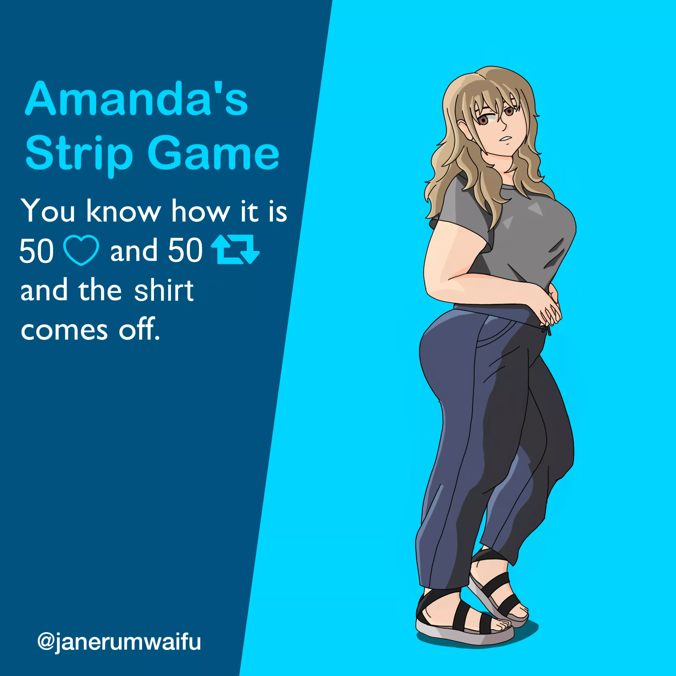 Amanda's Strip Game Part 2 [Original]