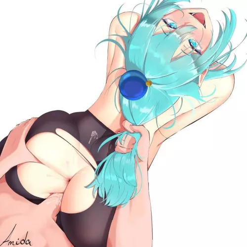 aqua taking it from behind