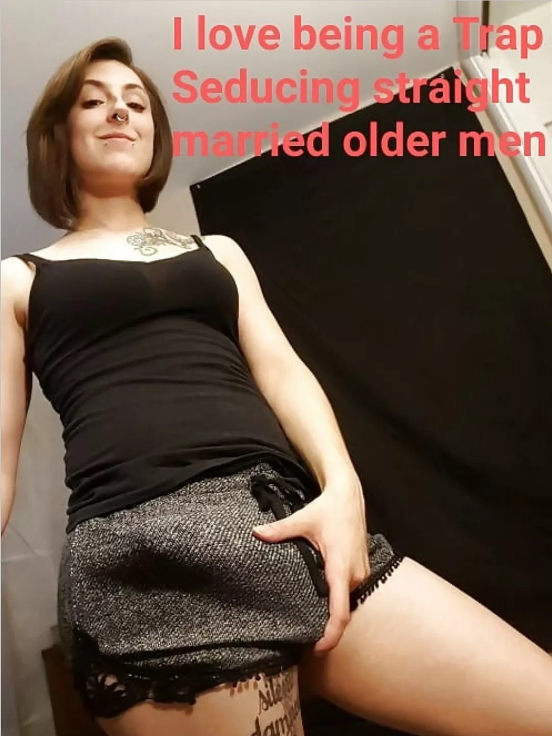 Being a cute trap is fun confusing straight married men.