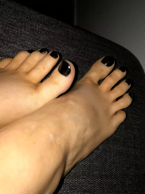 Black polish 🖤😍