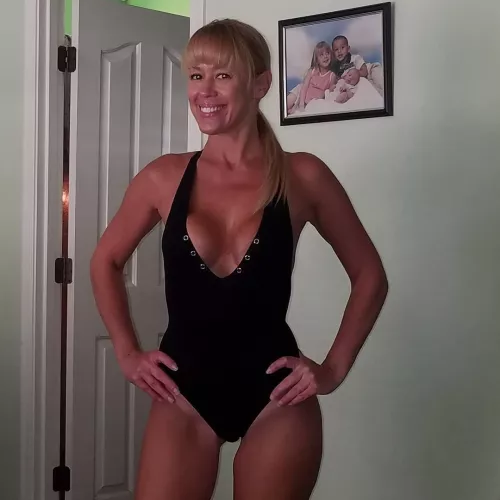 Blonde mom