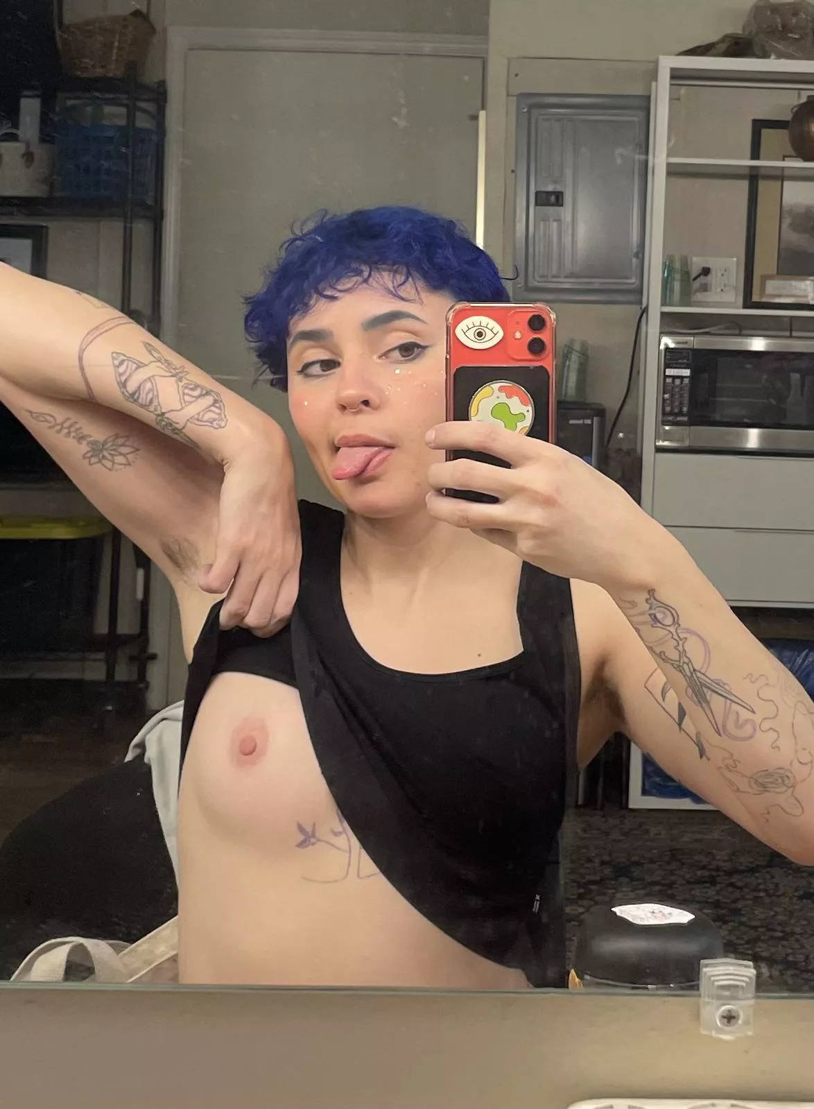 blue boi saying they miss you 😘