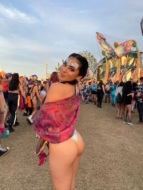 Cheeks out at EDC