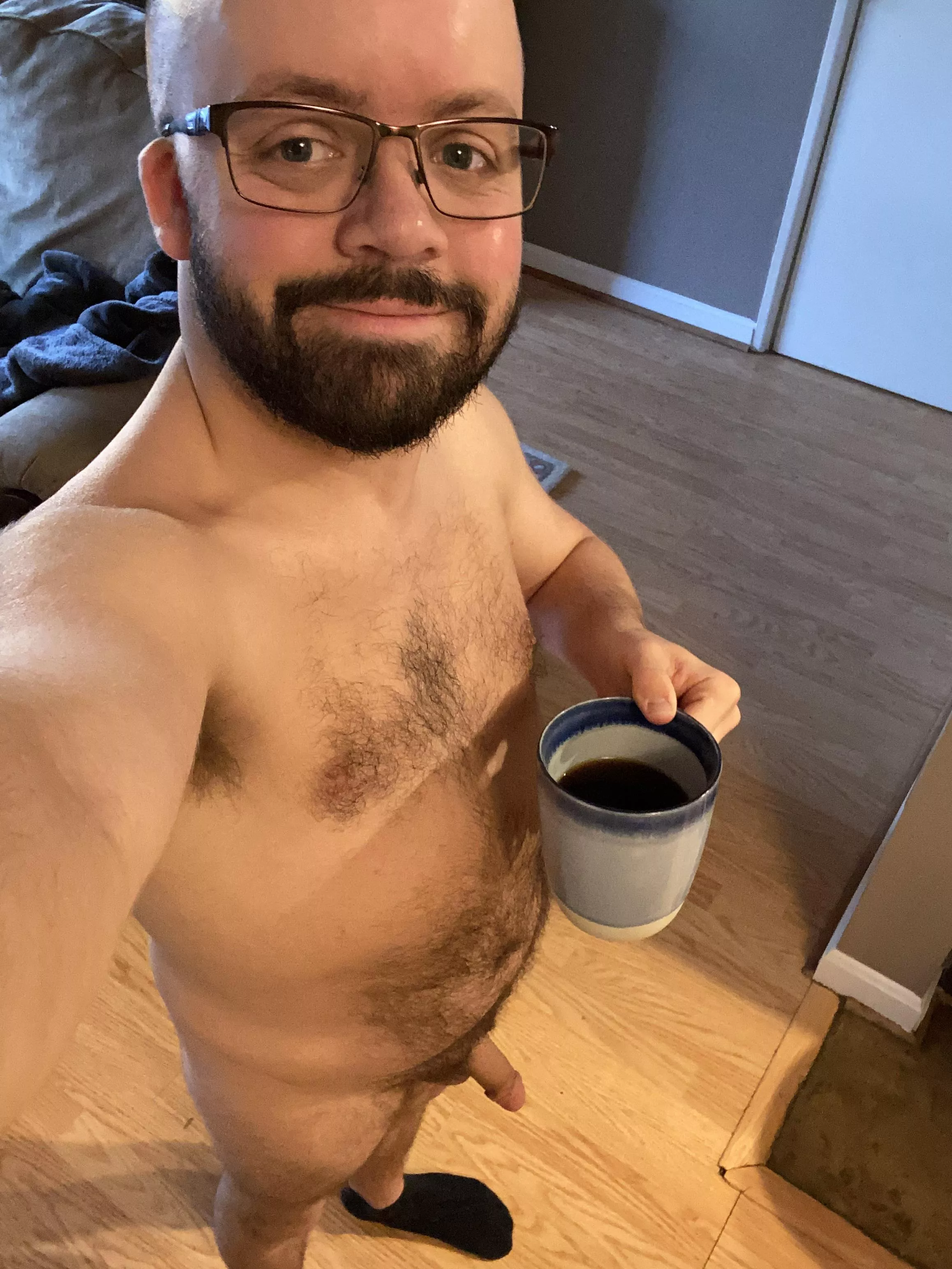 Coffee is a must when working from home.