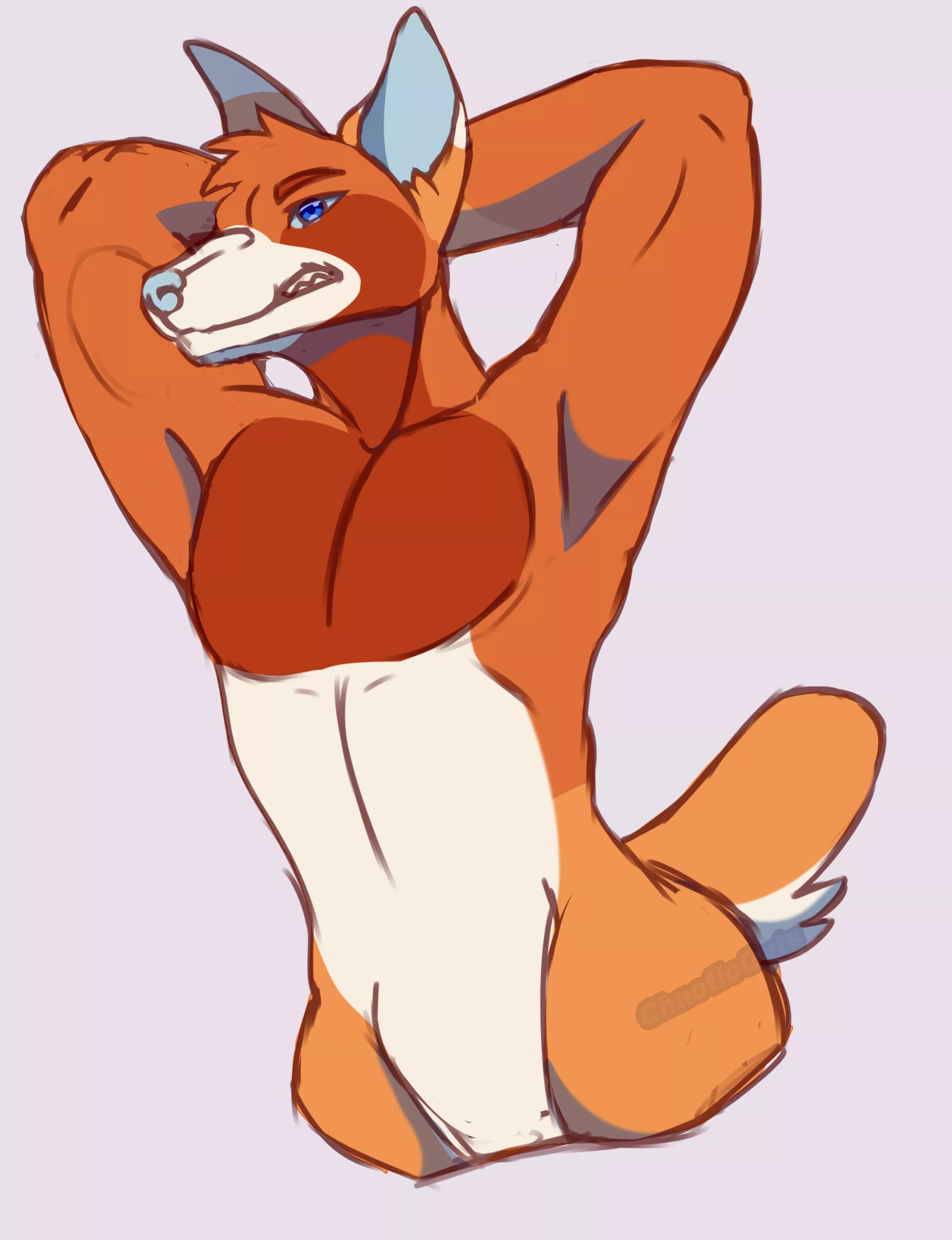 ~Diesel stretching~ Sketch done by me (Chaosguts)