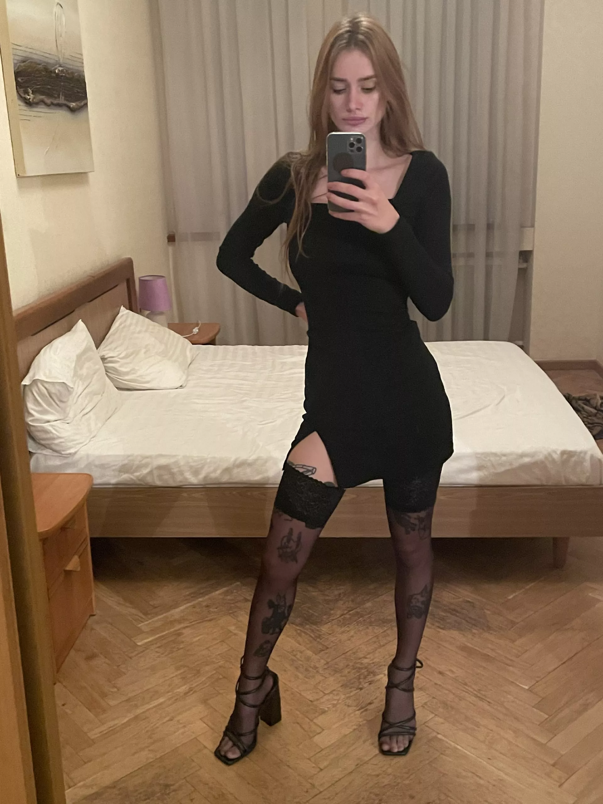 Do the tattoos go with the dress? 😈