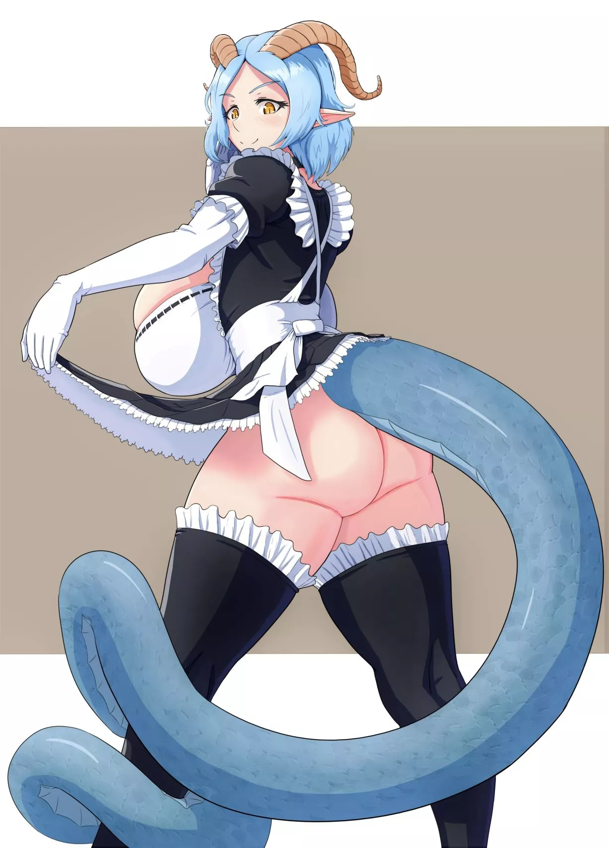 Dragon girl maid (Gavianart)