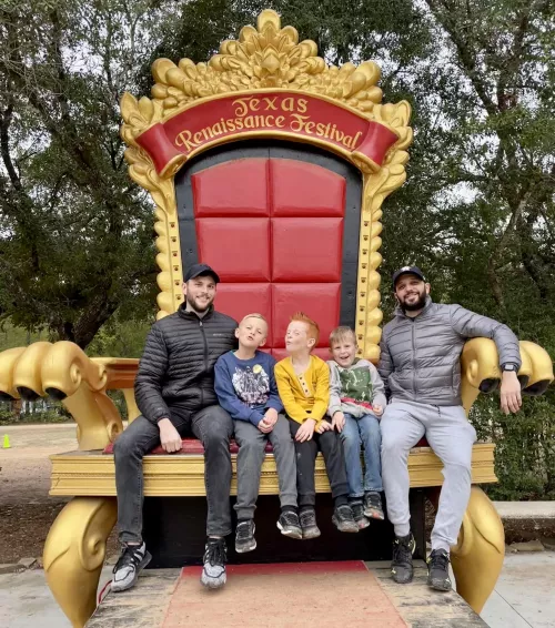 Enjoyed the day with my kids + bf at the TX Renaissance Festival recently.