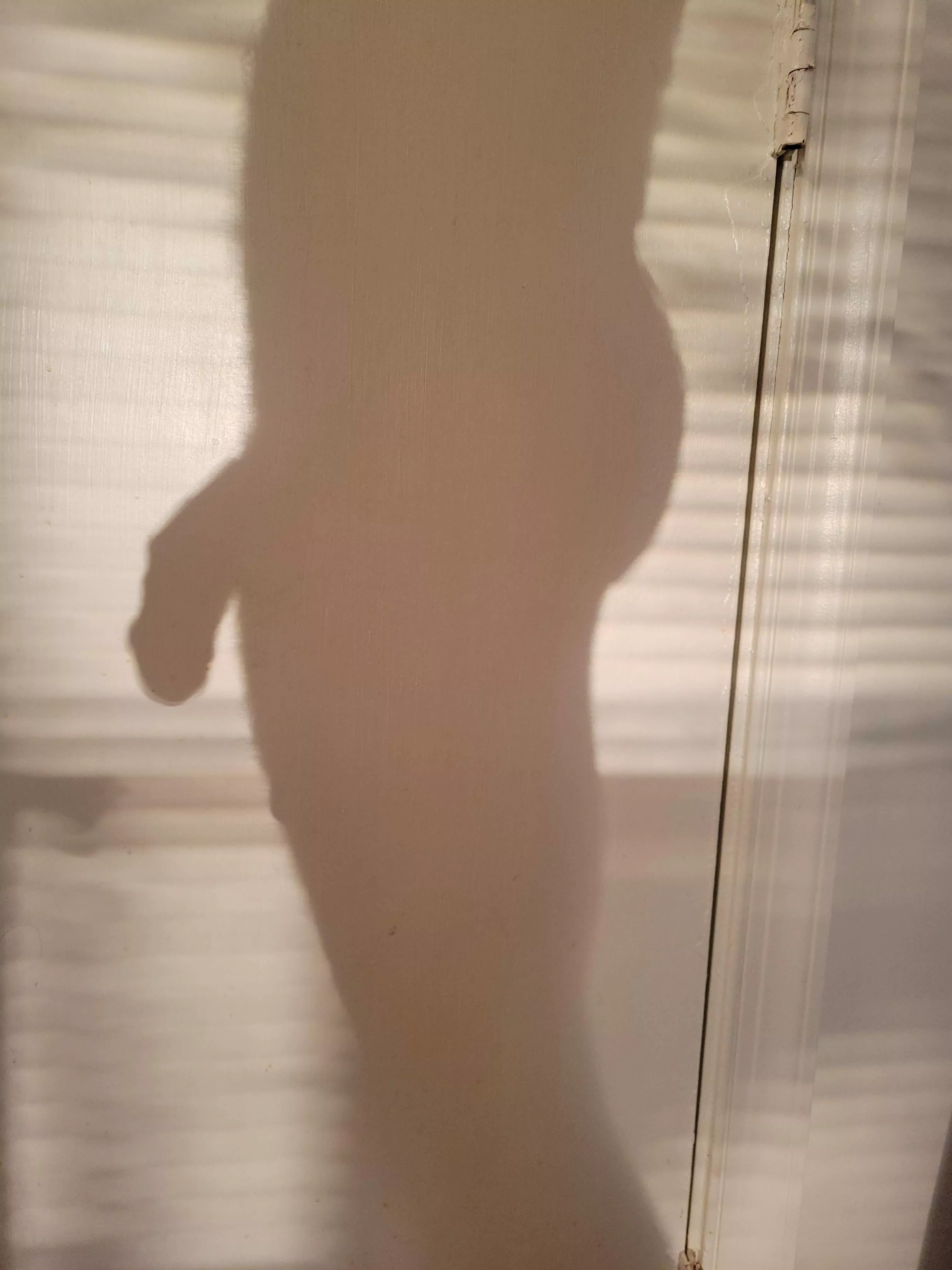 Even the shadow of my soft dick is massive
