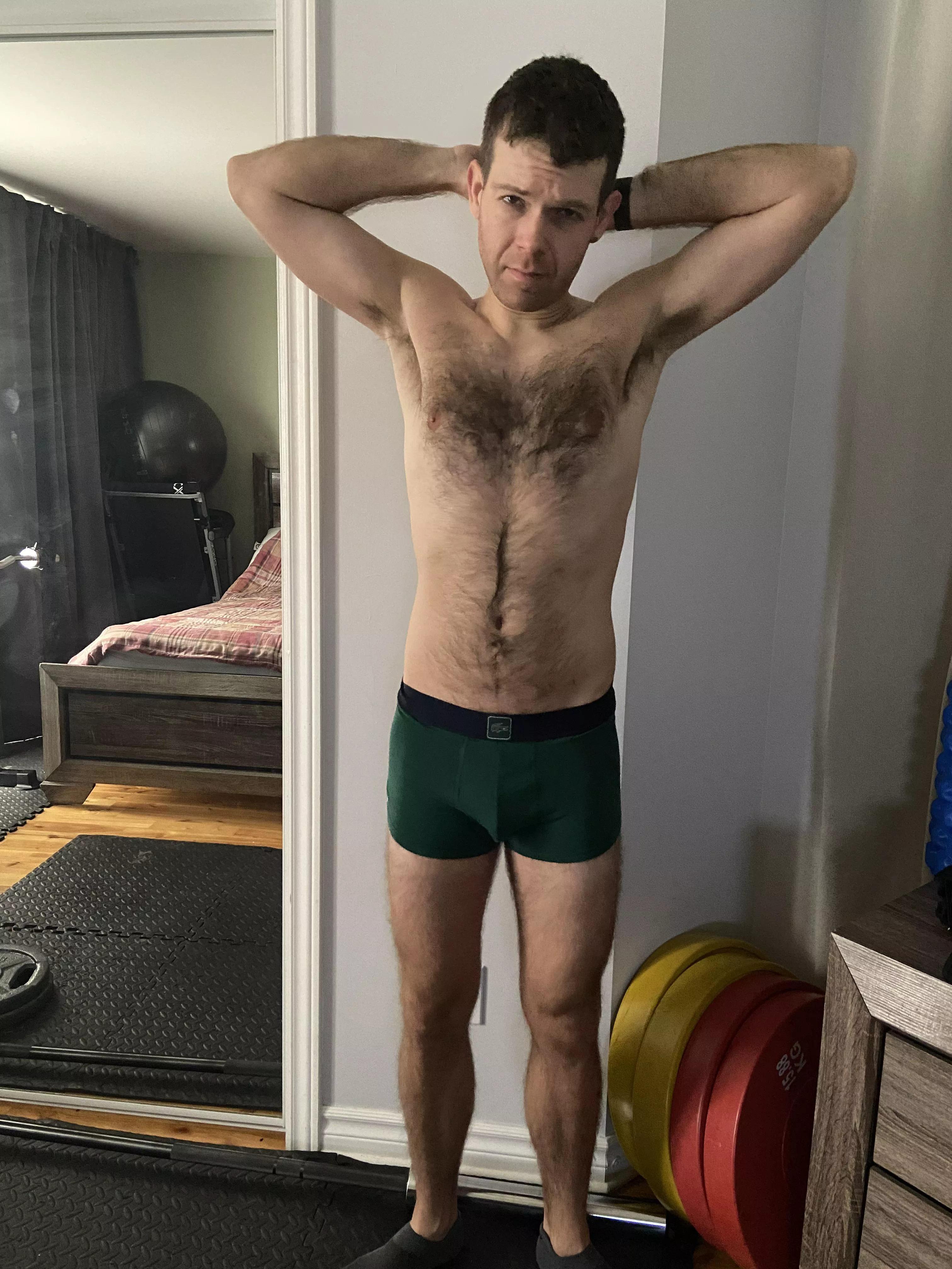 Feeling sexy this morning 😛