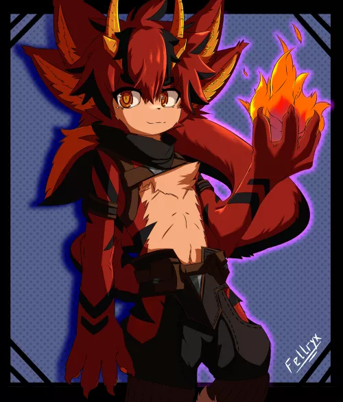 Flame fella :D (Commissions open)