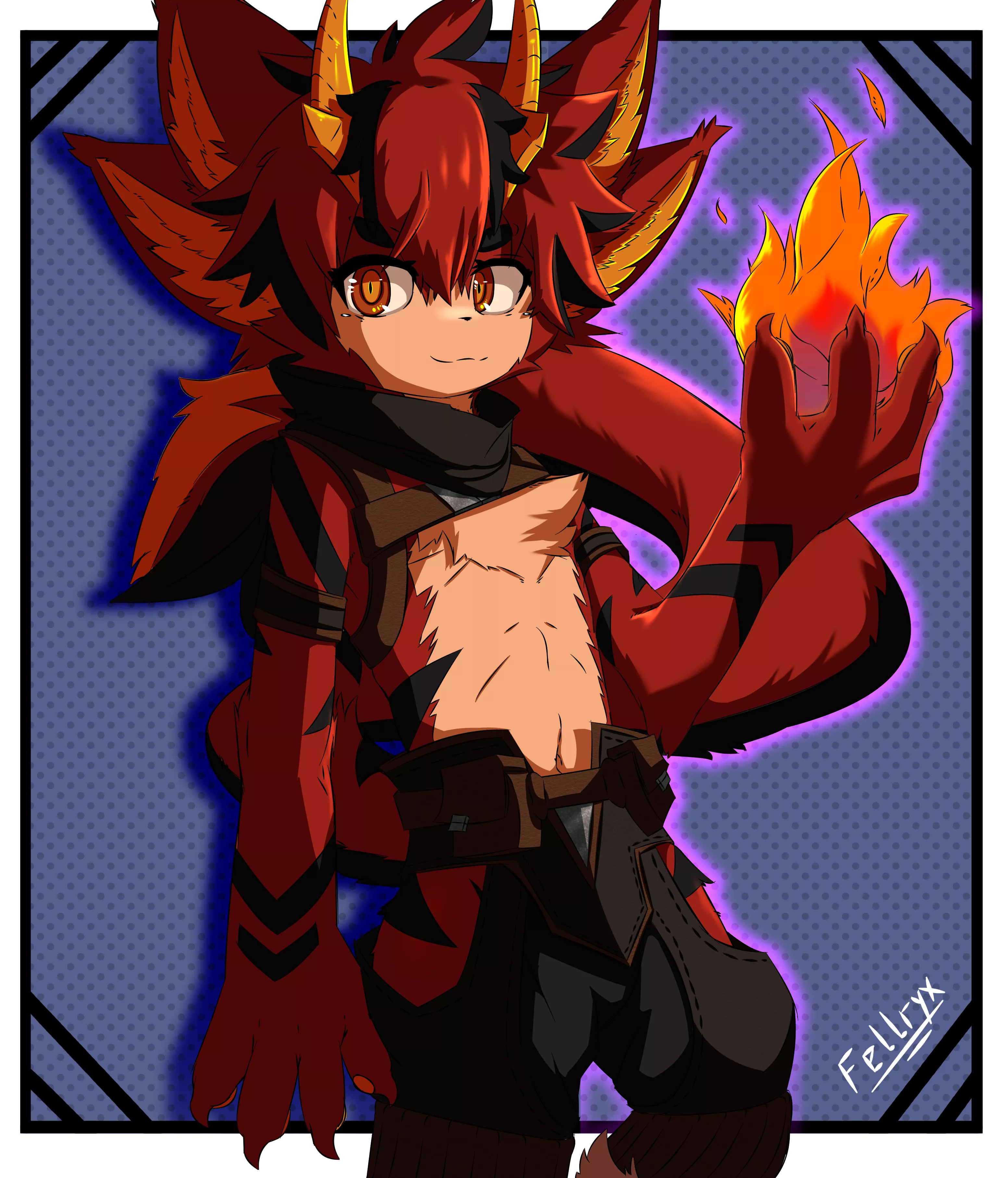 Flame fella :D (Commissions open)