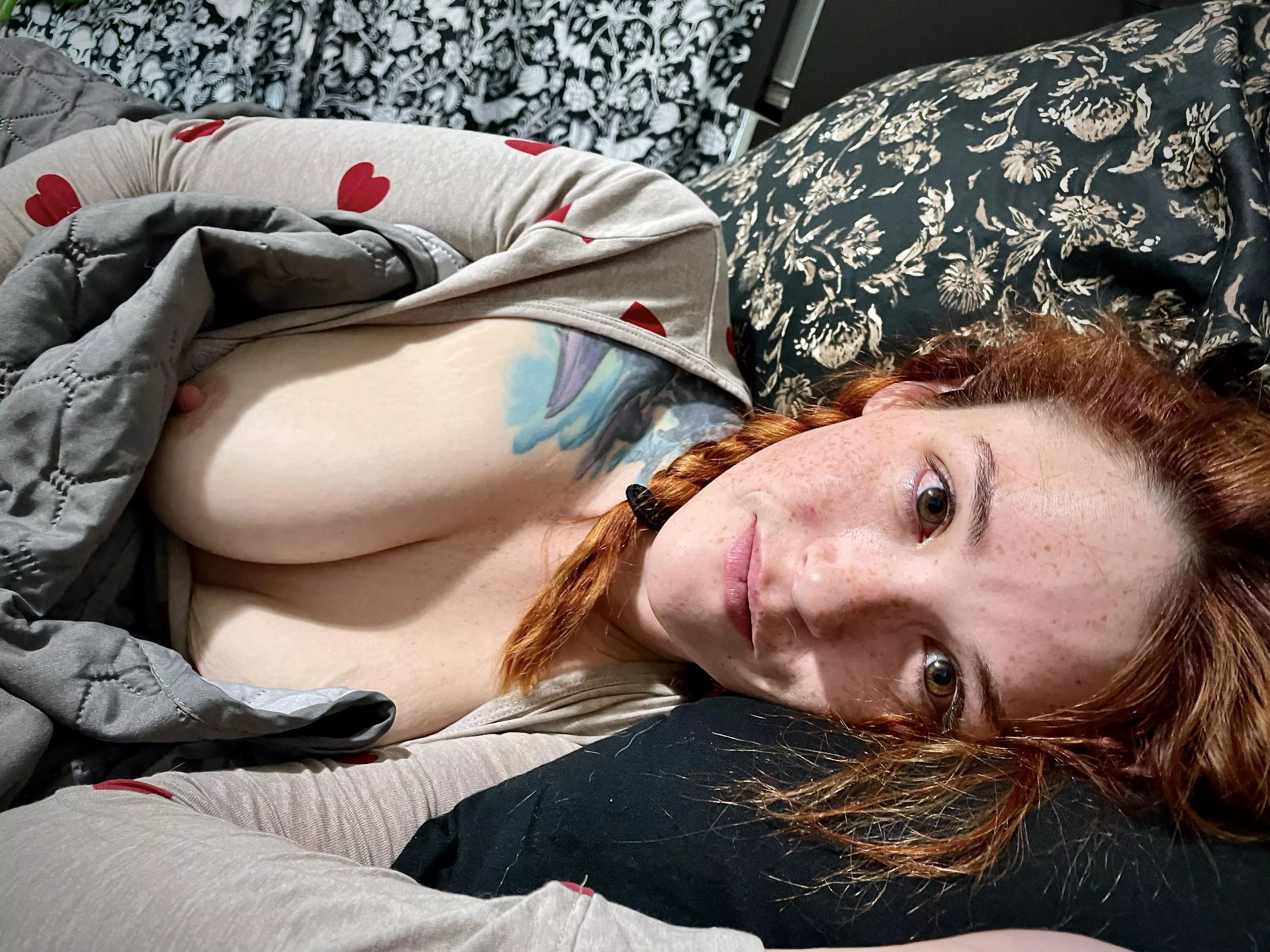 Good morning. Let’s stay in bed all day