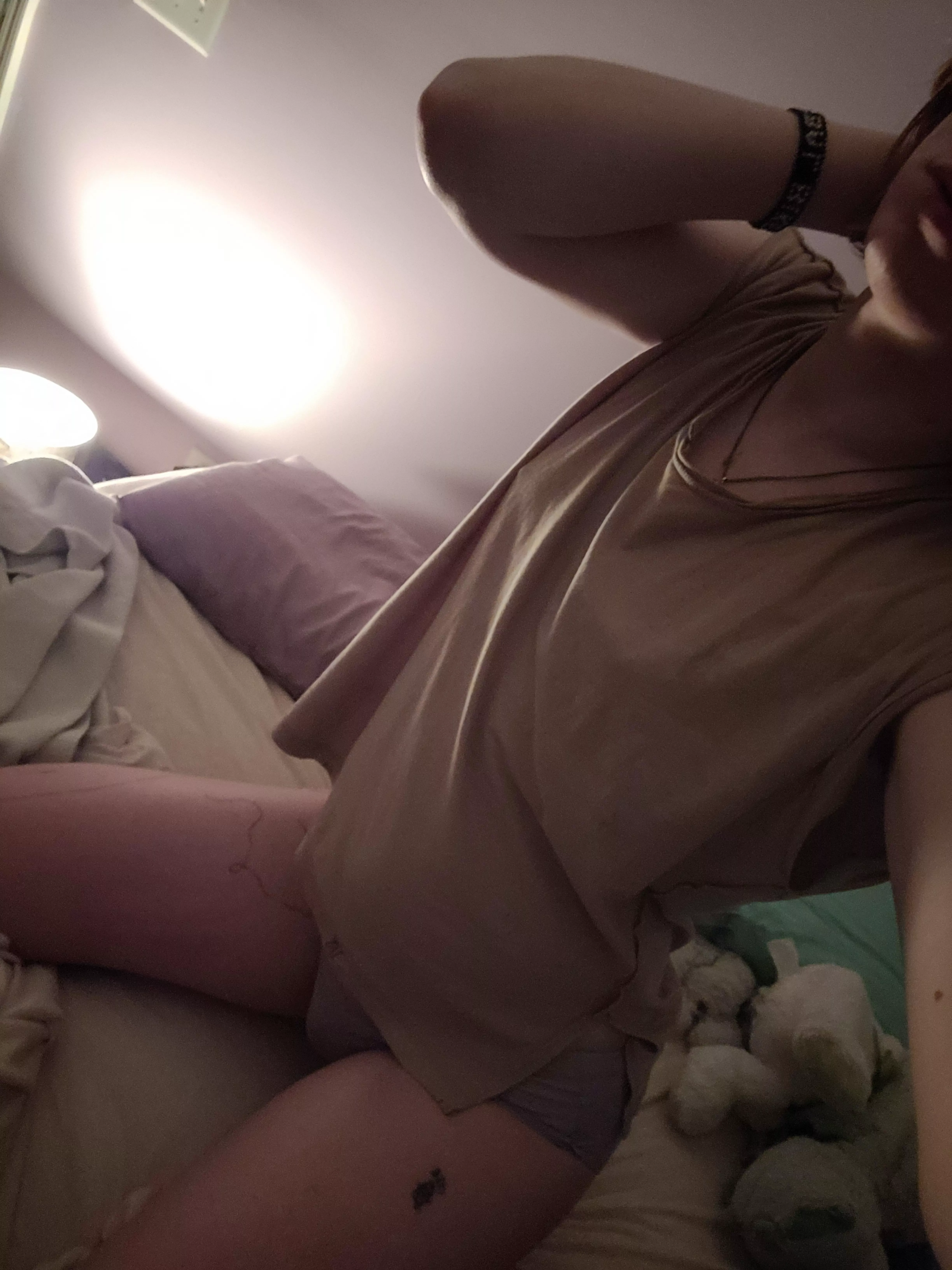 help a dysphoric tgirl feel better about how she looks in panties?