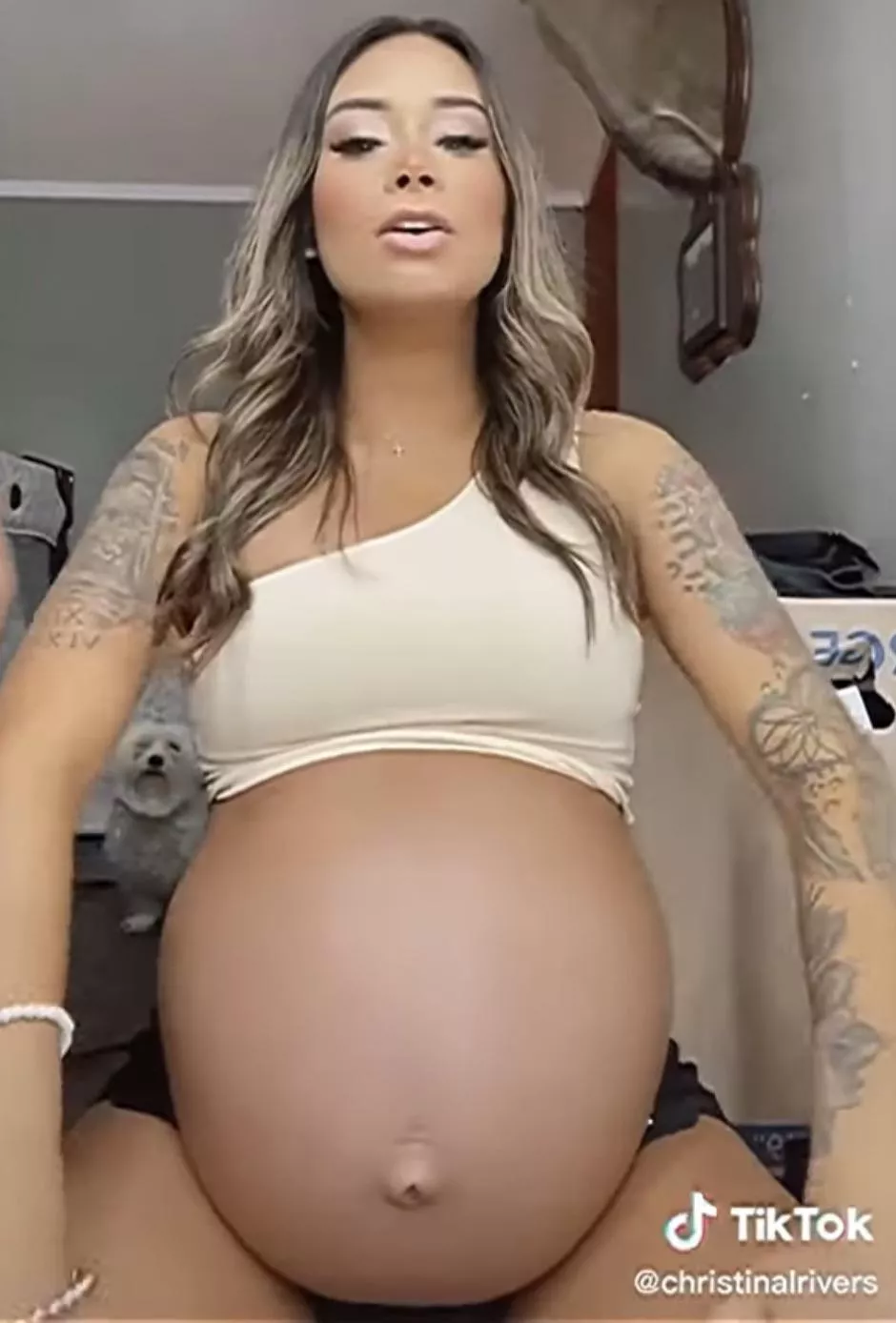 Her partying days are over!