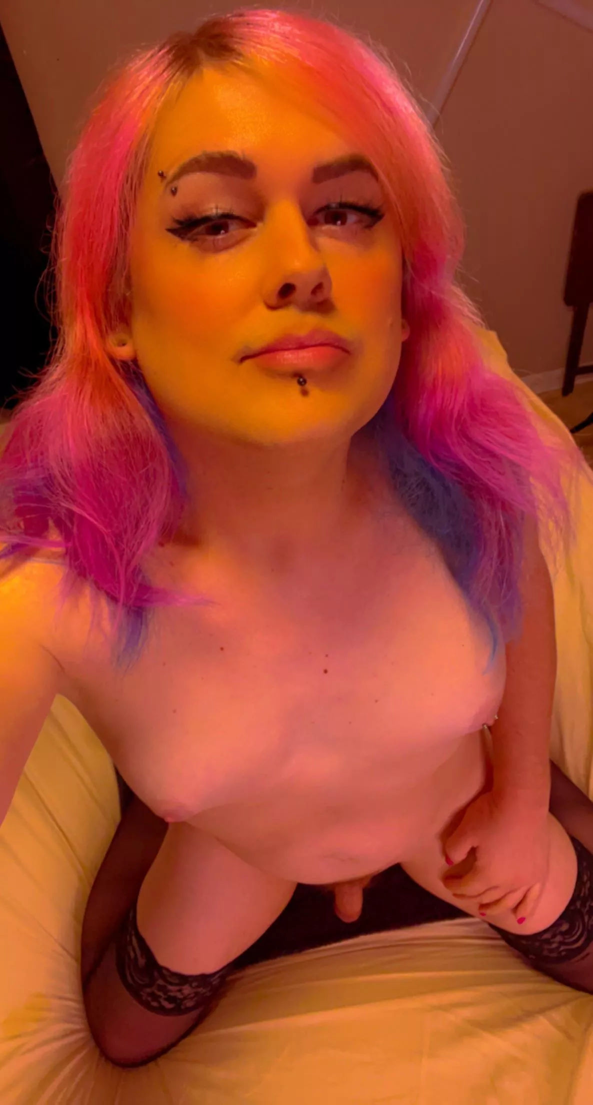 I hope I’m pretty enough for you..