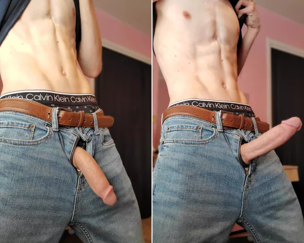 I want you to get on your knees and see how deep you can take it now