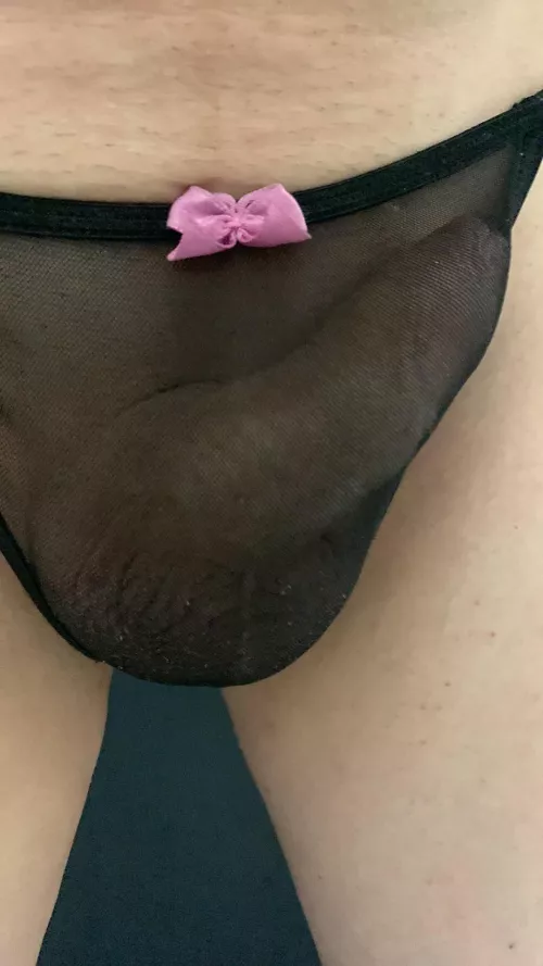 I’m still soft in my panties but getting harder!