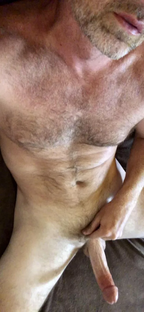 I’m the only one up and my cock won’t go down