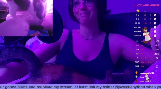 I'm TRYING to cam but my cat has too many biscuits to make :(