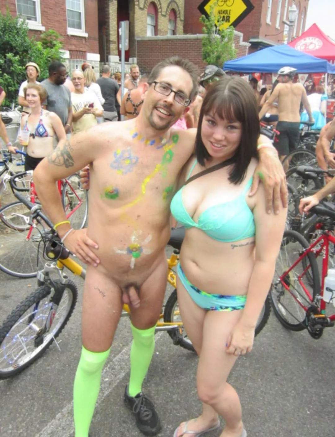 Imagine doing naked yoga next to Kelly every week.