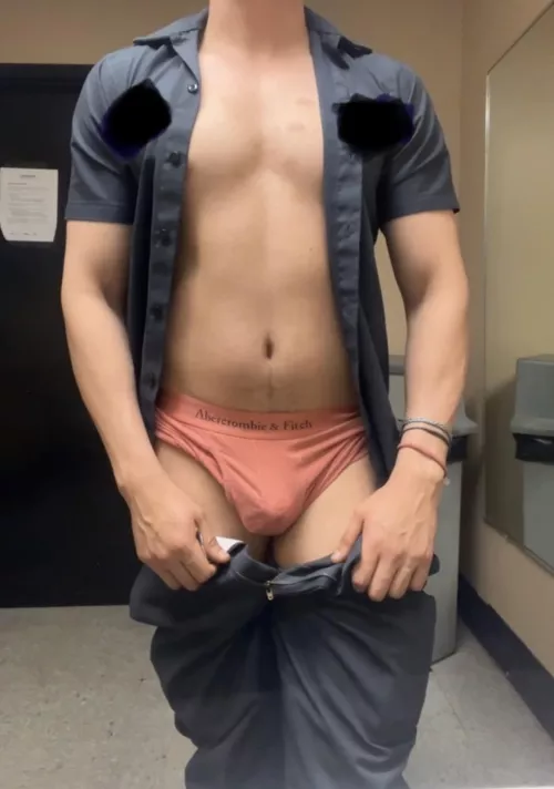 Imagine you open the door and I’m checking myself out