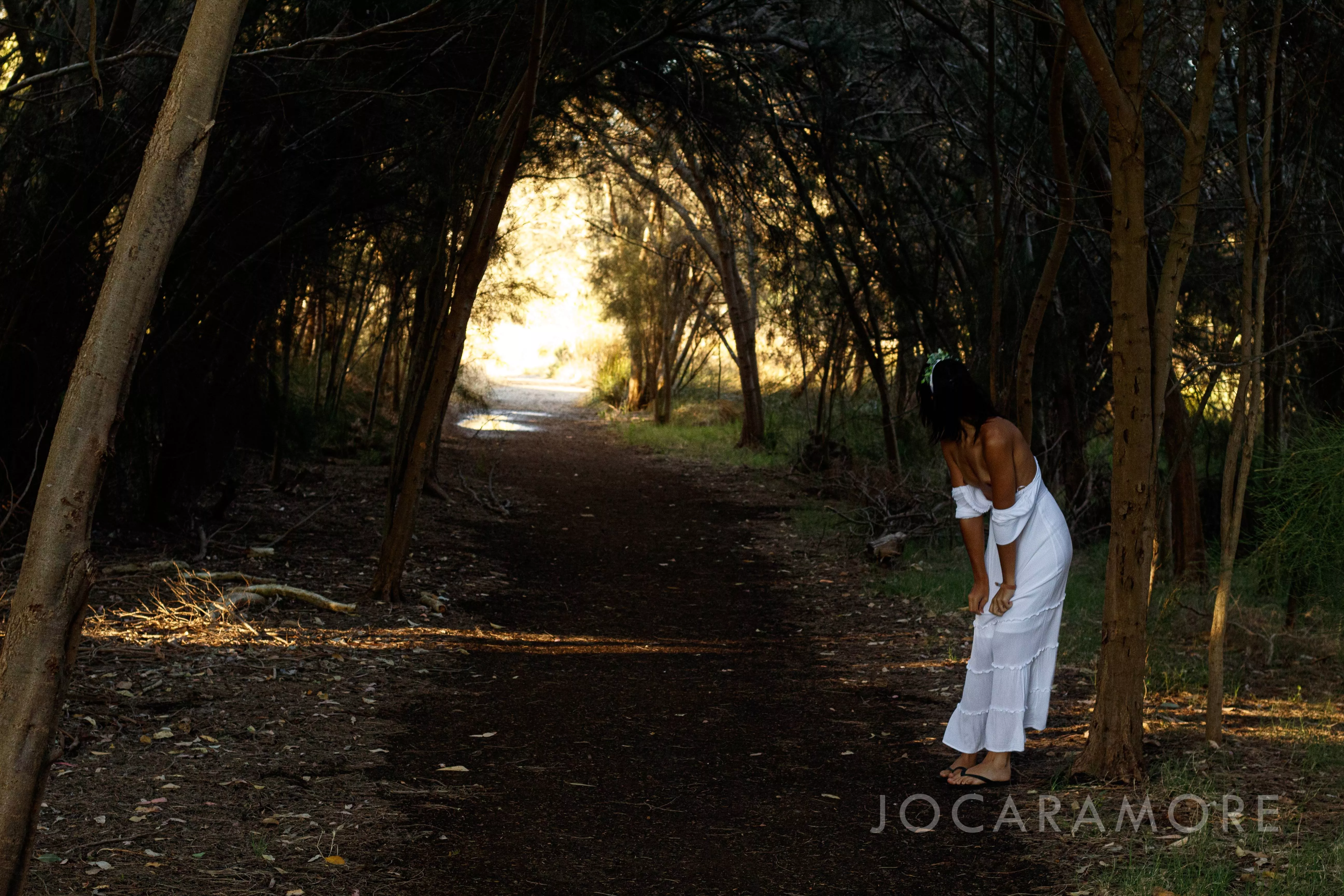 Just a quick flash in the public park!