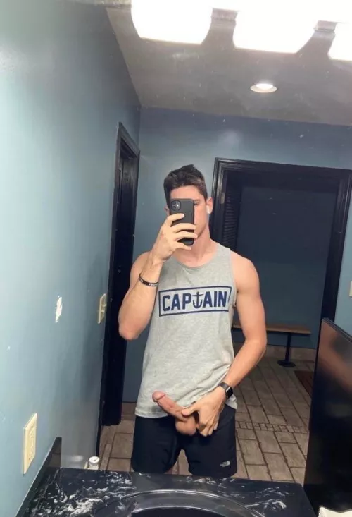 Late night post-workout wood at the gym