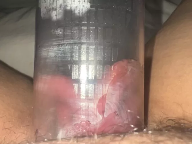 Love feeling the cylinder fill up