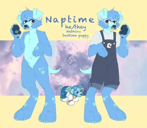 made myself a comfort sona based off of my newest webkinz!