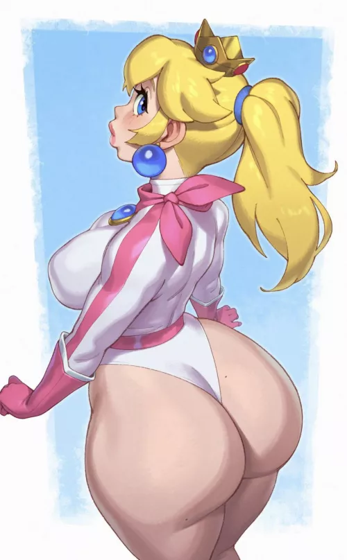 Peach caked up (Rizdraws)