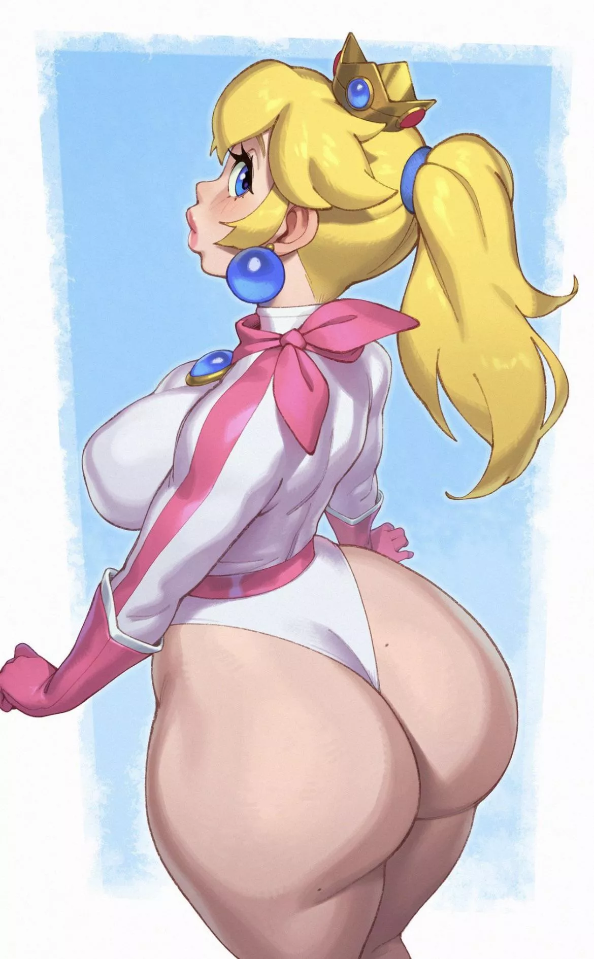 Peach caked up (Rizdraws)