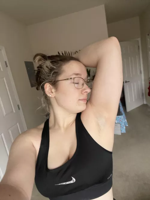 Post sweaty workout today