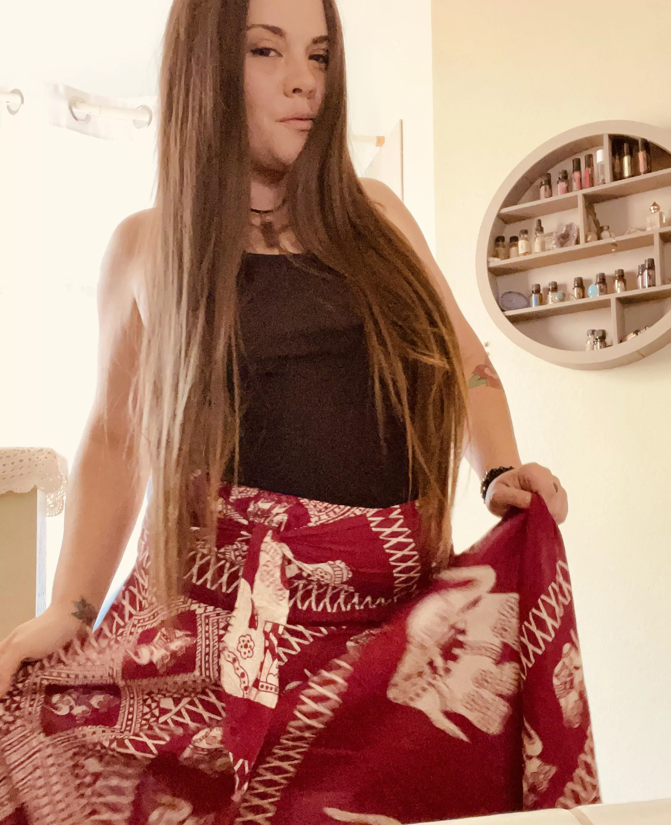 Red is for Christmas. [F]