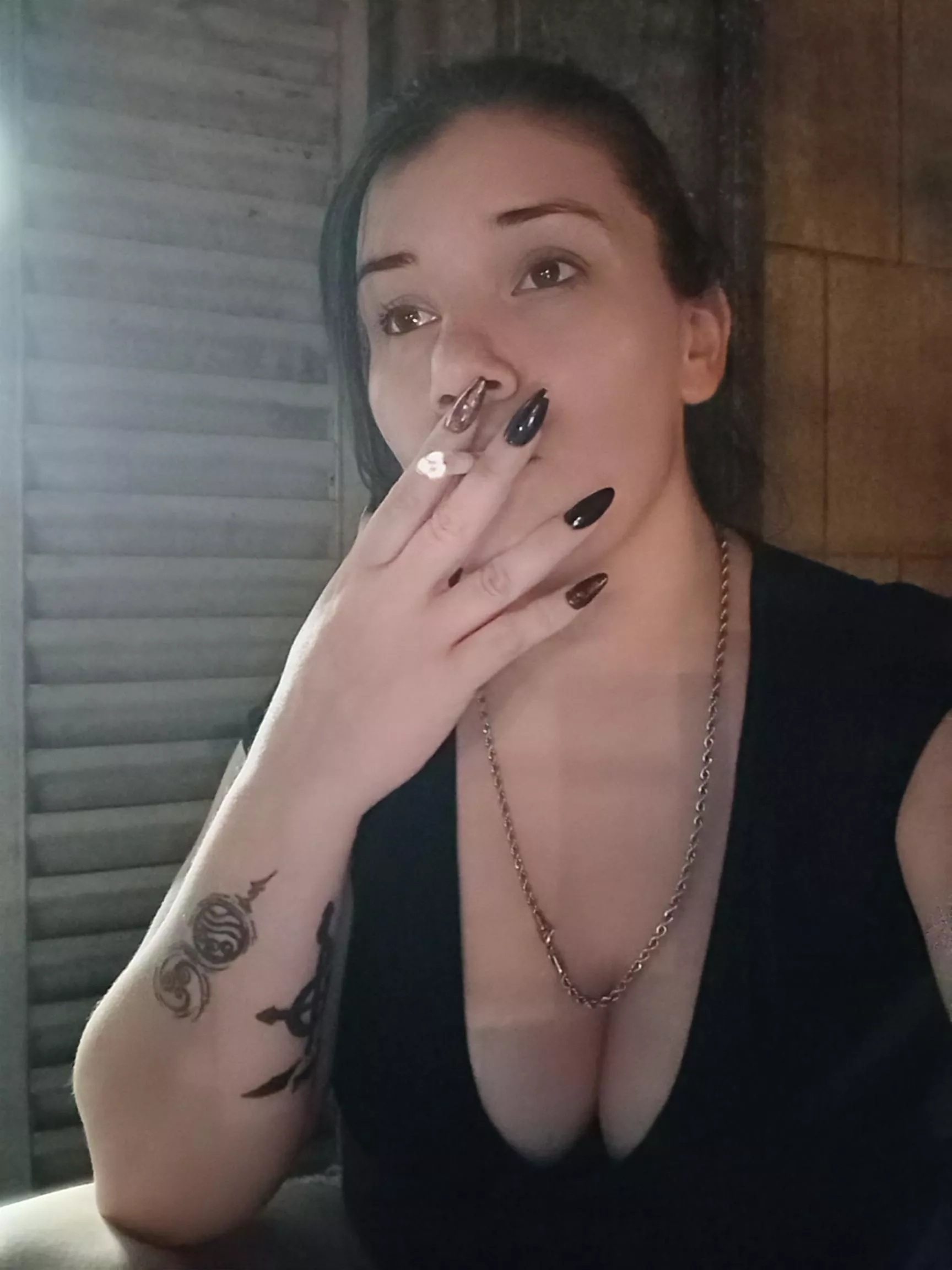 Relaxing moment of the night