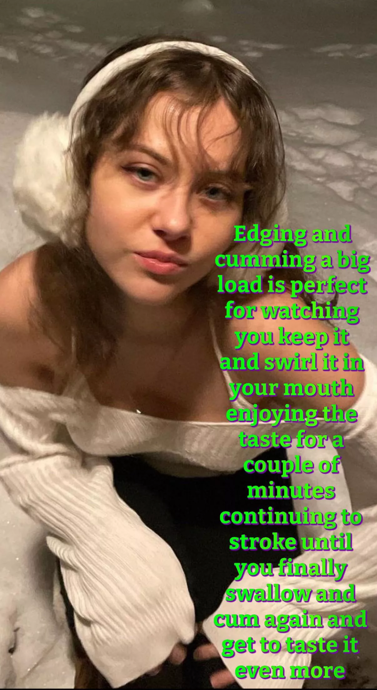 savoring the spunk is best