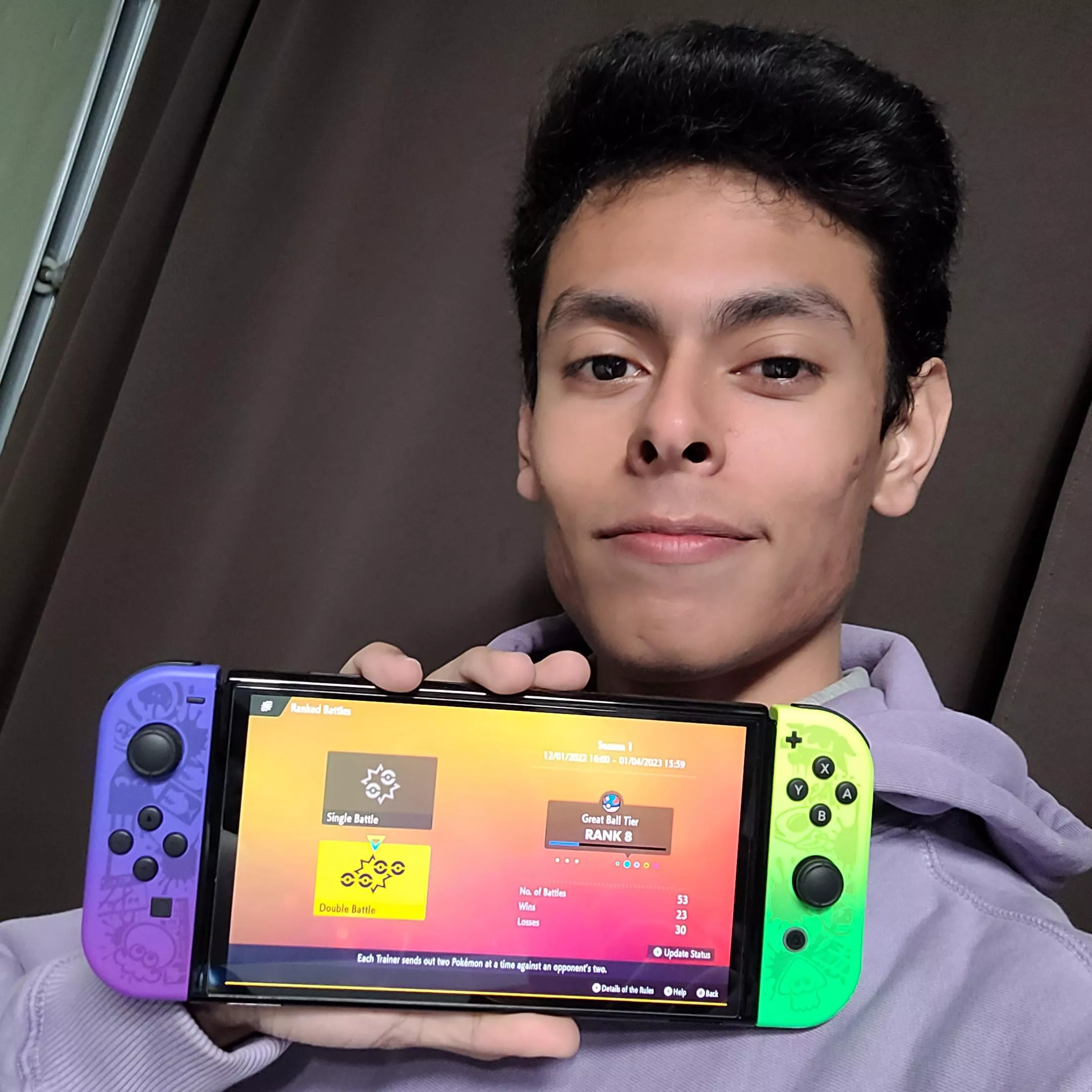 Struggling, but finally made it to Great Ball Tier in Pokemon SV!