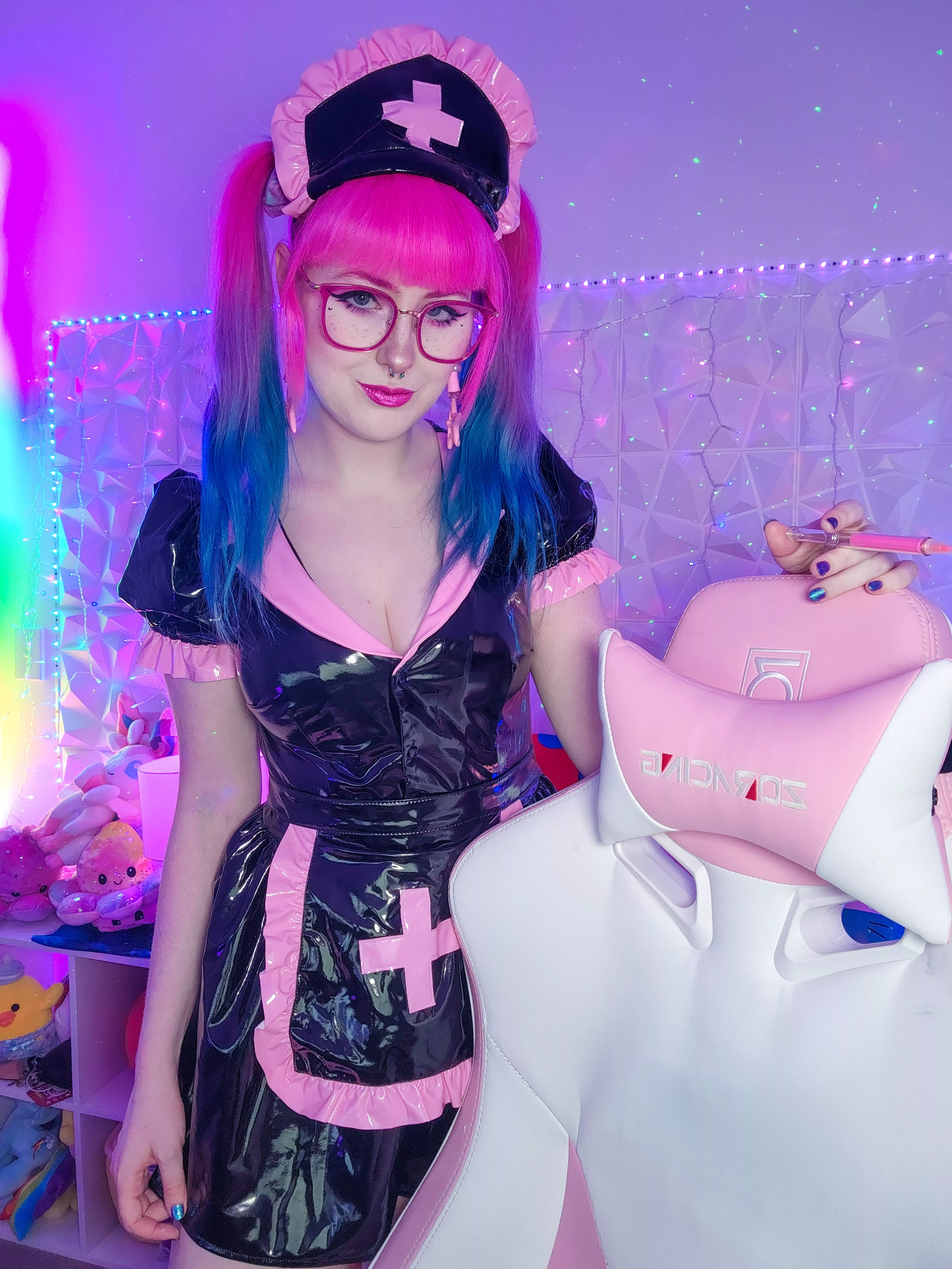 Take a seat and I'll heal you