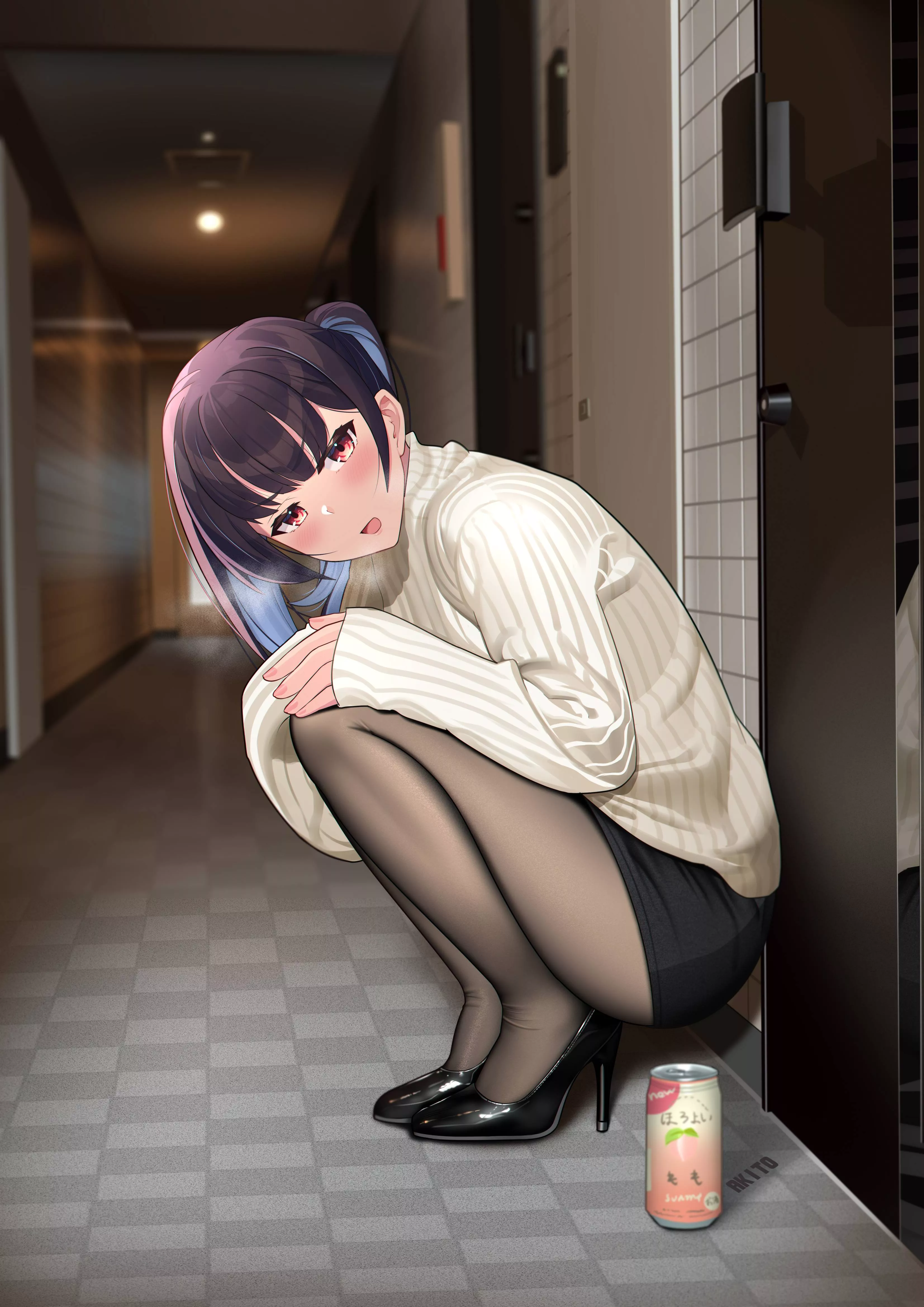 Waiting Outside [Artist's Original]