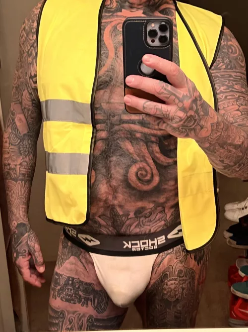 We have some construction going on - please pull over…