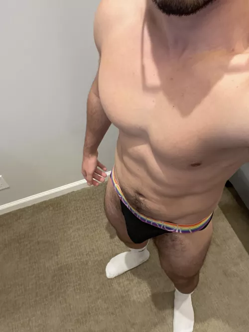 Will someone get on his knees and sniff these Calvins?