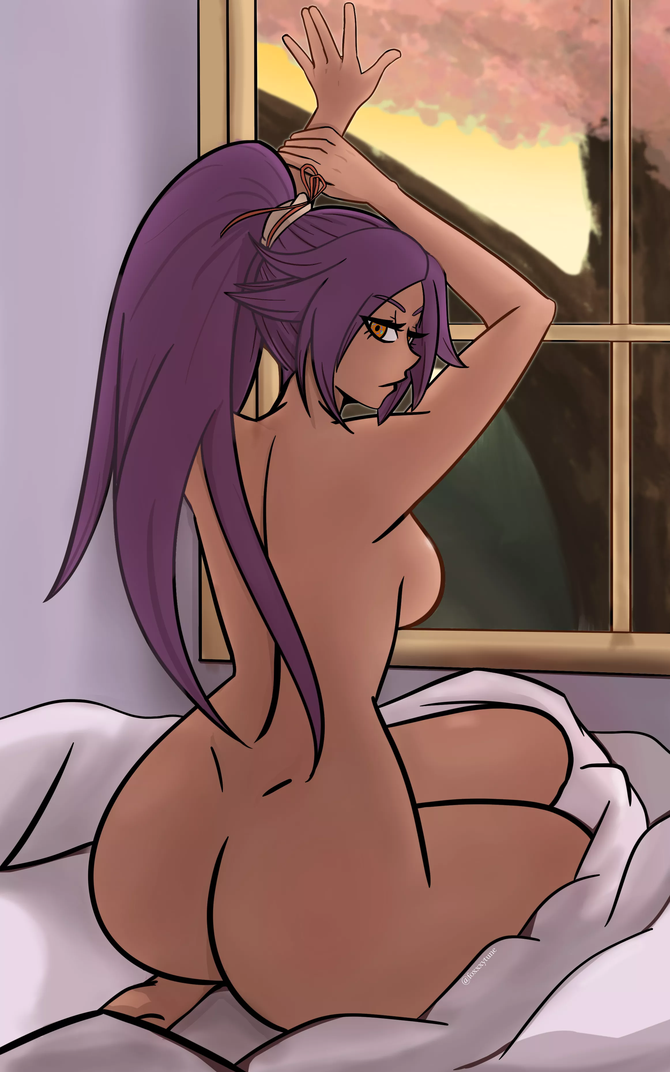 Yoruichi's Morning Booty (OC)