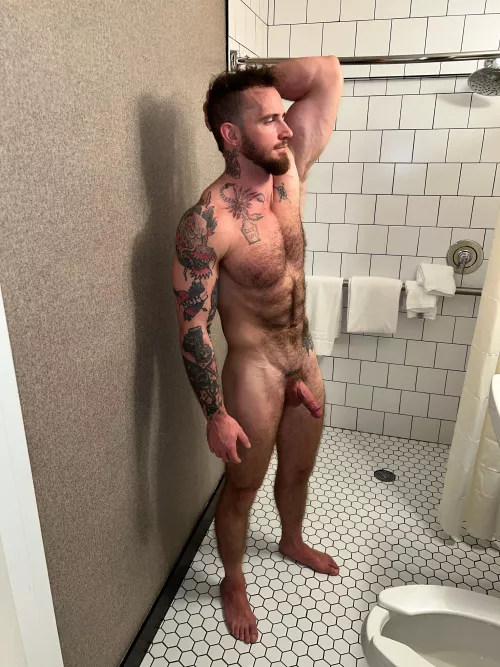 You caught me checking myself out