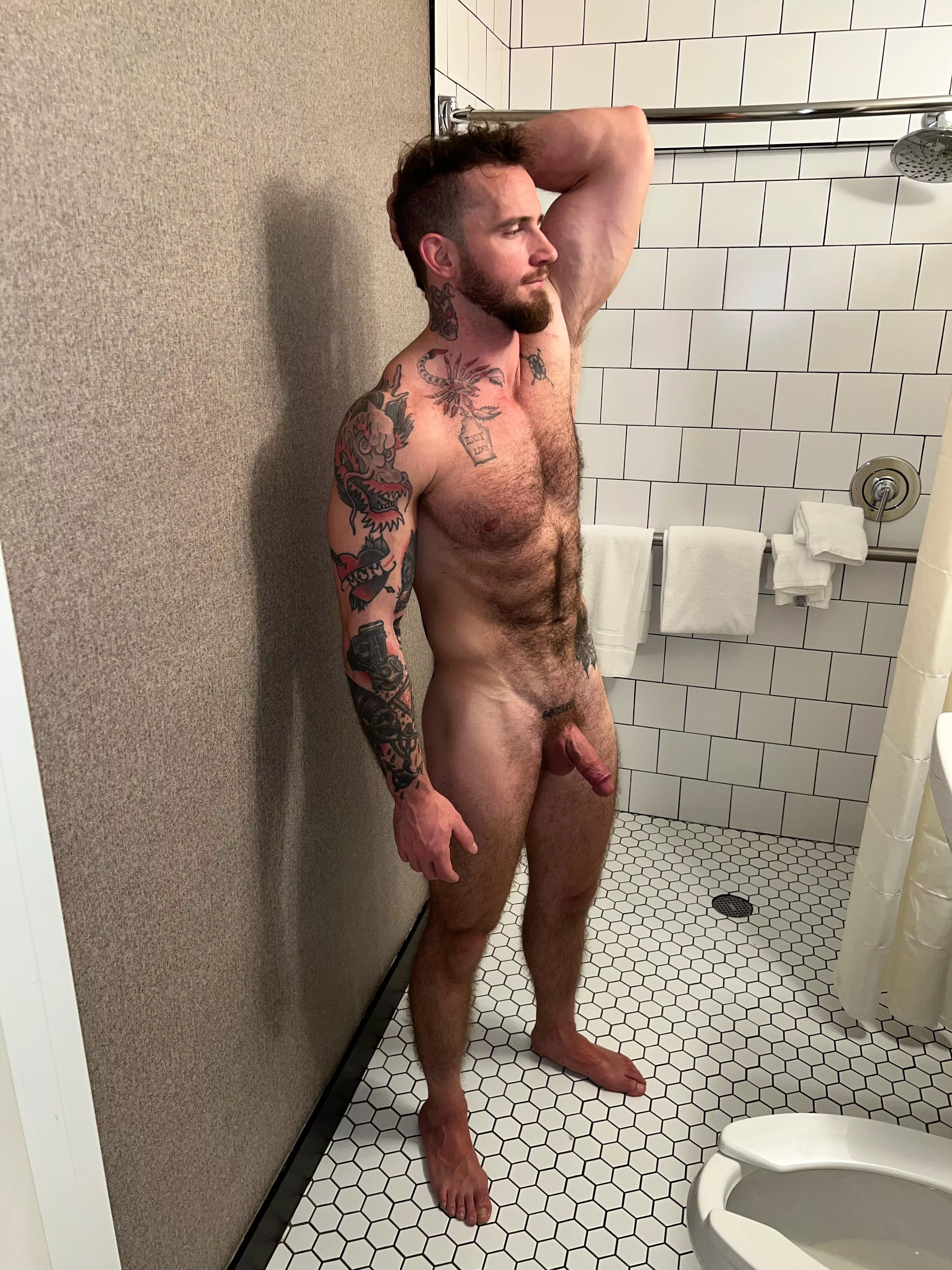 You caught me checking myself out