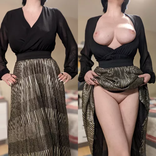 You never really know what's hidden underneath an out[f]it! ;)