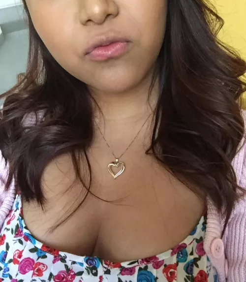 A little cleavage just to tease a bit