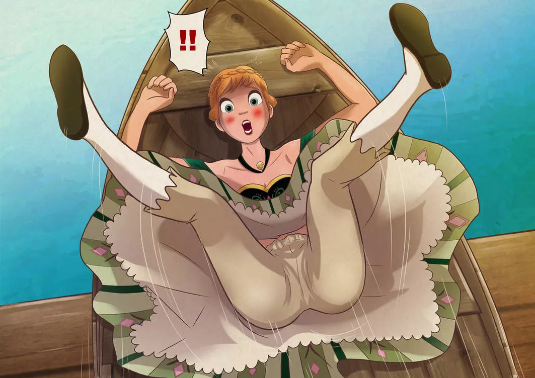 Accidental Anna's upskirt by TheFetishism