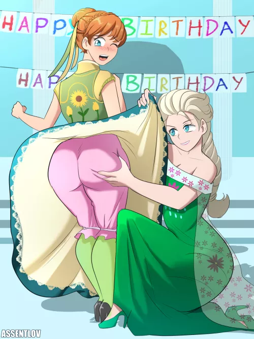 Anna's birthday surprise! by Assentlov