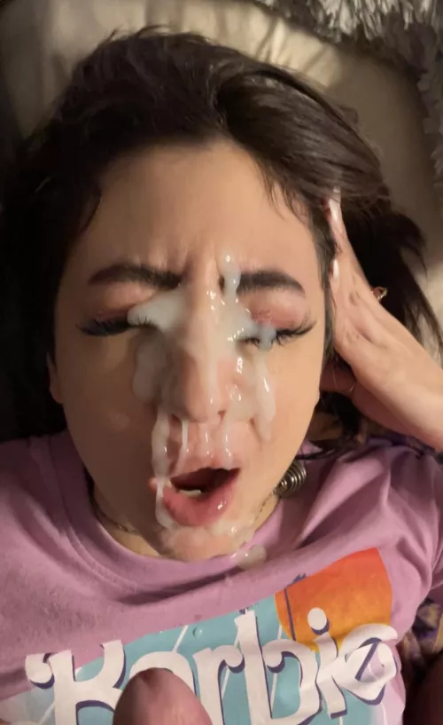 Anyone wanna lick all this cum off of me