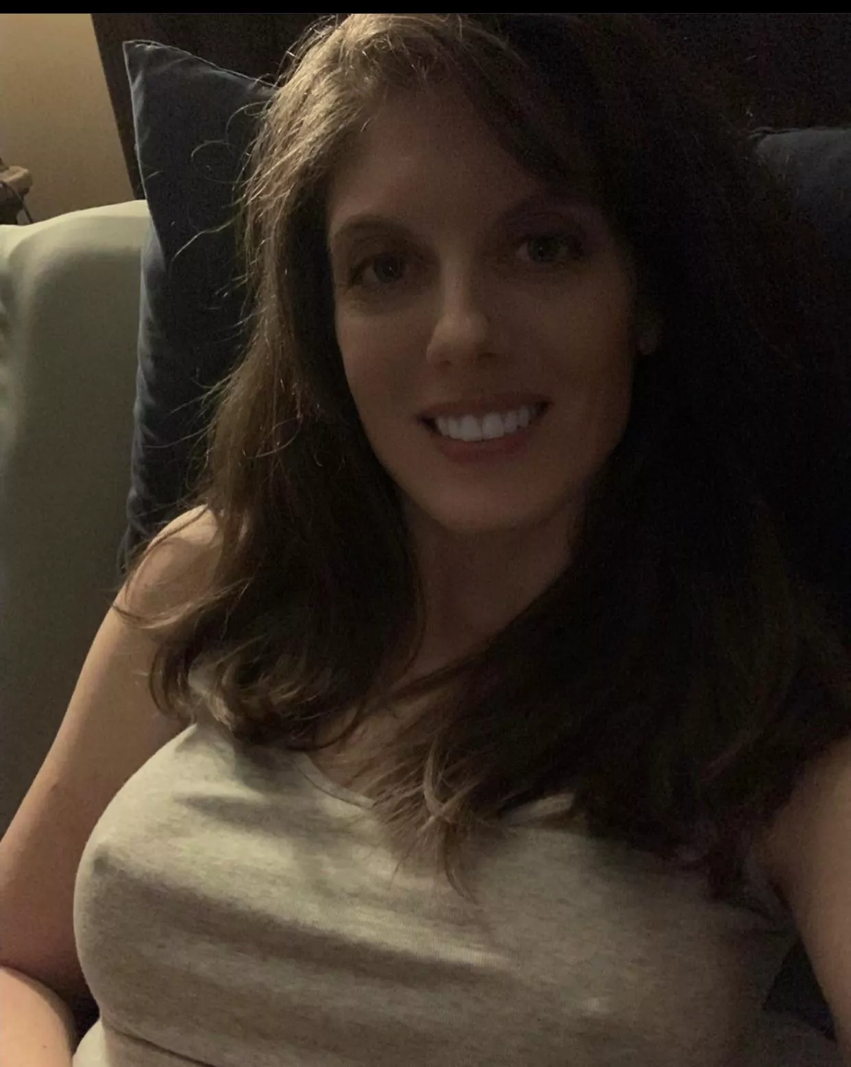 Braless on Friday morning